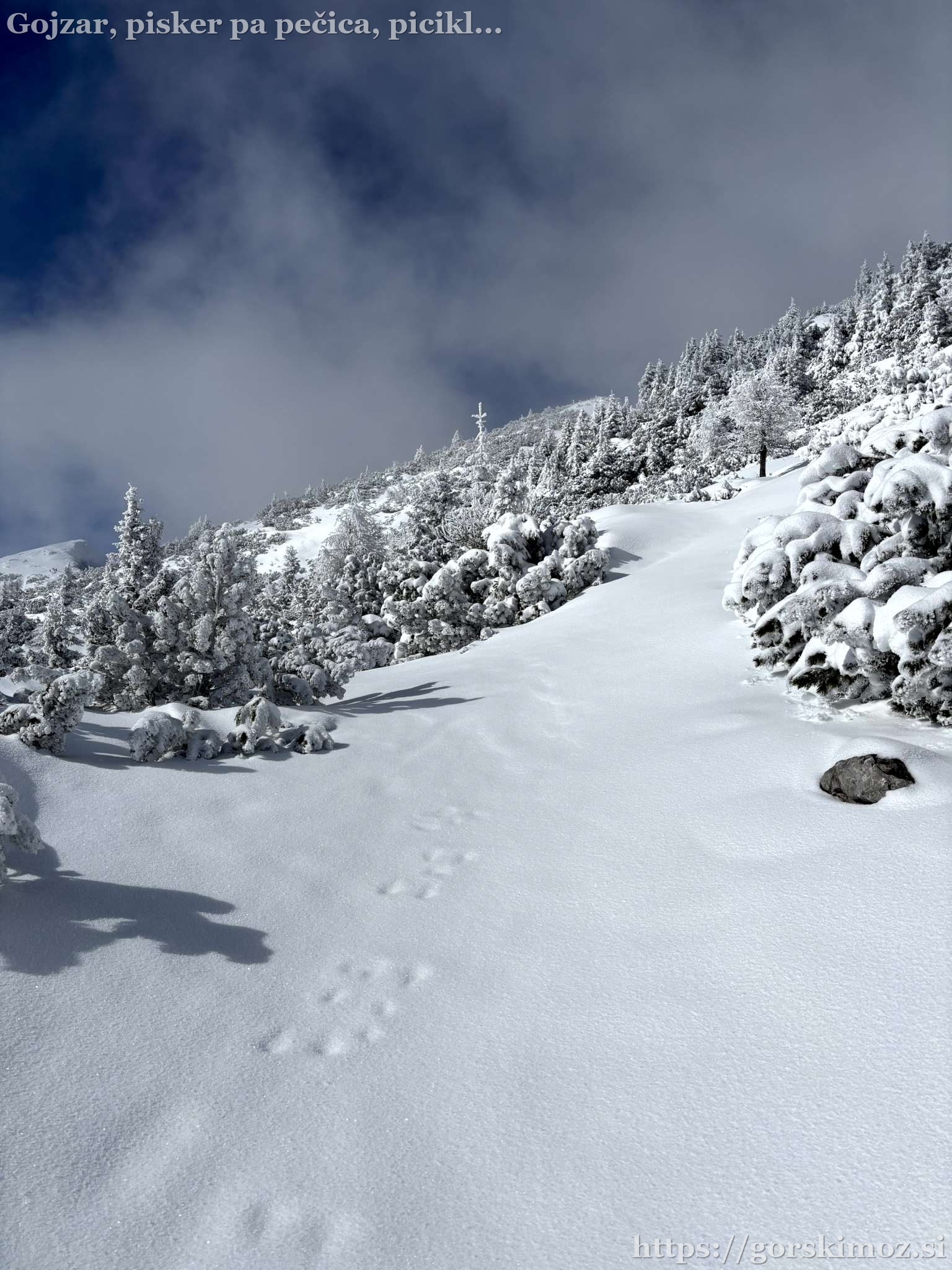Od razpotja naprej še ni zgaženo.