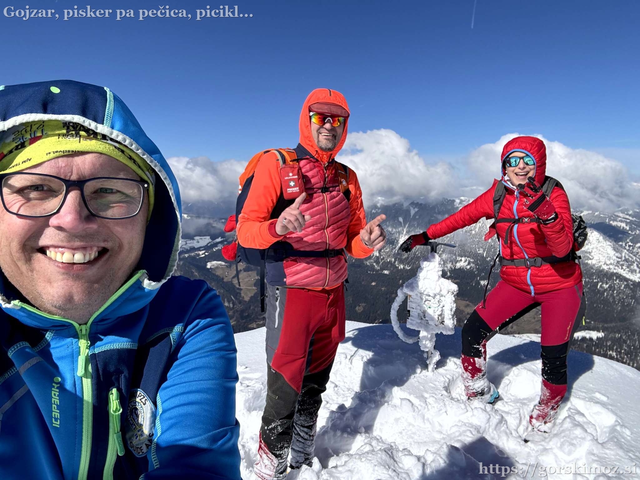 Še en selfie vseh treh.